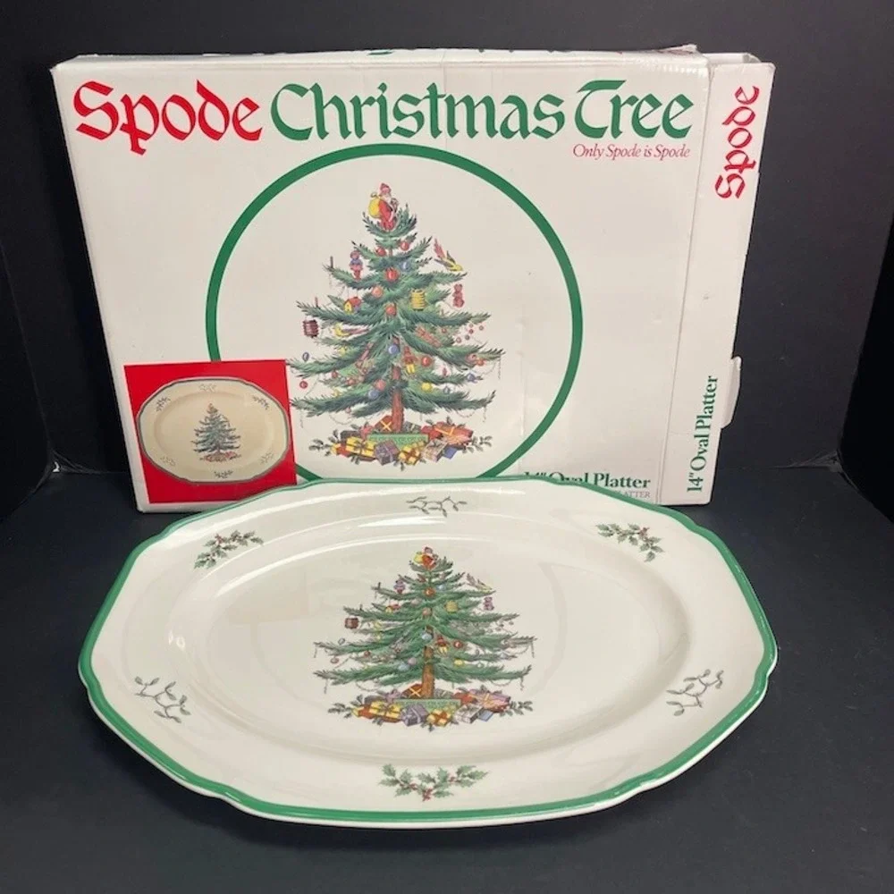 Vintage Spode Christmas Tree 14